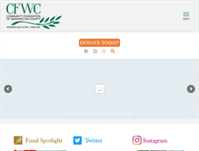 Tablet Screenshot of cfwashco.org